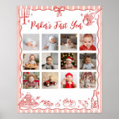 Little Meatball First Year Photo Milestone Poster ポスター (正面)