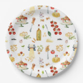 Little Meatball | Holy Ravioli Birthday Party ペーパープレート (正面)