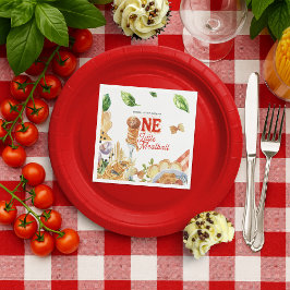 Little Meatball | Holy Ravioli First Birthday スタンダードカクテルナプキン