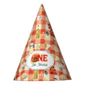 Little Meatball | Holy Ravioli First Birthday パーティーハット (正面)