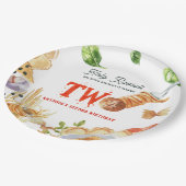 Little Meatball | Holy Ravioli Second Birthday ペーパープレート (アングル)