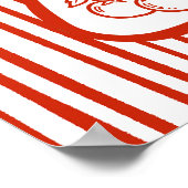 Little Meatball Italian Theme Baby Shower  ポスター (角)