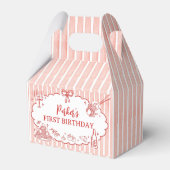 Little Meatball Pasta Birthday Party Favor Box フェイバーボックス (裏面サイド)