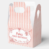 Little Meatball Pasta Birthday Party Favor Box フェイバーボックス (オープン)
