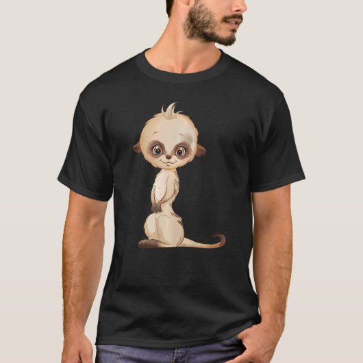 Little Meerkat Manguster Tシャツ (正面)