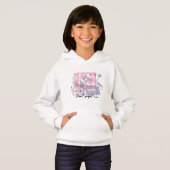 Little Memories – Pink Y2K Kids Hoodie (正面フル)