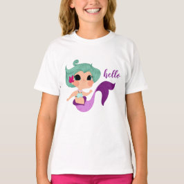 little mermaid camiseta chica tシャツ