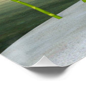 Little Mermaid Cute Fantasy Girl, Blue Ocean ポスター (コーナー)