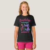 Little Mermaid's 7th Birthday Girl Tシャツ (正面フル)