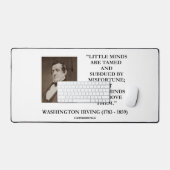 Little Minds素晴らし Rise Washington Irving デスクマット (キーボード&マウス)