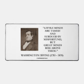 Little Minds素晴らし Rise Washington Irving デスクマット (正面)