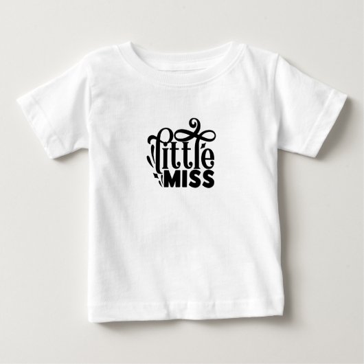 Little Miss ベビーTシャツ (正面)