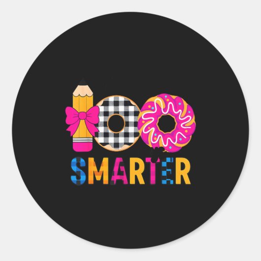 Little Miss 100 Days Smarter Celebration 100 Days  ラウンドシール (正面)
