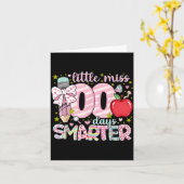 Little Miss 100 Days Smarter Kids Girls 100th Day  カード (黄色い花)
