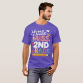 Little Miss 2nd Grade First Day of Second Grade Cu Tシャツ (正面フル)