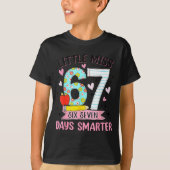 Little Miss 67 Days Smarter Coquette Bow 67th Day  Tシャツ (正面)