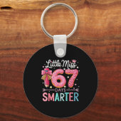 Little Miss 67 Days Smarter Donut Lover 67th Day O キーホルダー (正面)