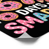 Little Miss 67 Days Smarter Kids Girls 67th Day Of ポスター (角)