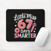 Little Miss 67 Days Smarter Kids Girls 67th Day Of マウスパッド (マウス)