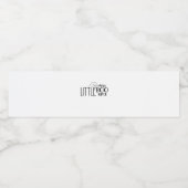 Little Miss Bootiful Retro Classic ペットボトルラベル (シングルラベル)