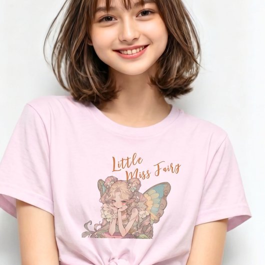 Little Miss Fairy Cute Anime Girl Tシャツ