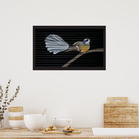 Little Miss Fantail ポスター (キッチン)