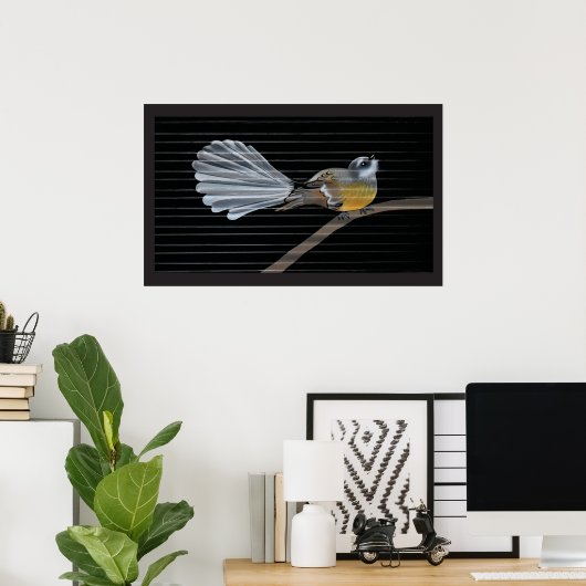 Little Miss Fantail ポスター (ホームオフィス)