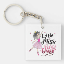 Little Miss First Grade Keychain – Back to School キーホルダー