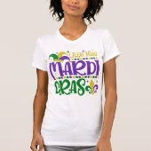 Little Miss Mardi Gras Cute Carnival Outfit Tシャツ (正面)