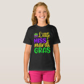 Little Miss Mardi Gras – for Your Mini Carnival  Tシャツ (正面フル)