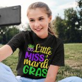 Little Miss Mardi Gras – for Your Mini Carnival  Tシャツ