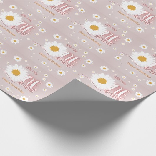 Little Miss Onederful 1st Birthday ラッピングペーパー (角)