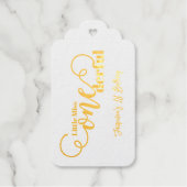 Little Miss ONEderful 1st First Birthday ギフトタグ (正面)