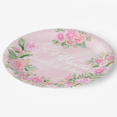 Little Miss ONEderful 1st First Birthday ペーパープレート (アングル)