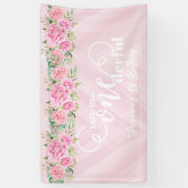 Little Miss ONEderful 1st First Birthday 横断幕 (縦)