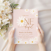 Little Miss Onederful Daisy 1st Birthday 招待状