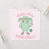 Little Miss Pickleball  カード (正面/裏面インサイチュ)
