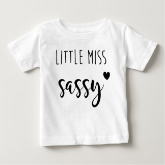 Little Miss Sassy T-Shirt ベビーTシャツ