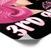 Little Miss Third Grade Back To School Teacher Stu ポスター (角)