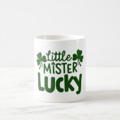 Little Mister Lucky - Cute Shamrocks コーヒーマグカップ (中央)