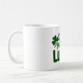 Little Mister Lucky - Cute Shamrocks コーヒーマグカップ (左)