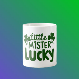Little Mister Lucky - Cute Shamrocks コーヒーマグカップ