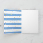 Little Mister Onederful 1st Birthday Photo カード (内部)