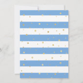 Little Mister Onederful Photo 1st Birthday 招待状 (裏面)