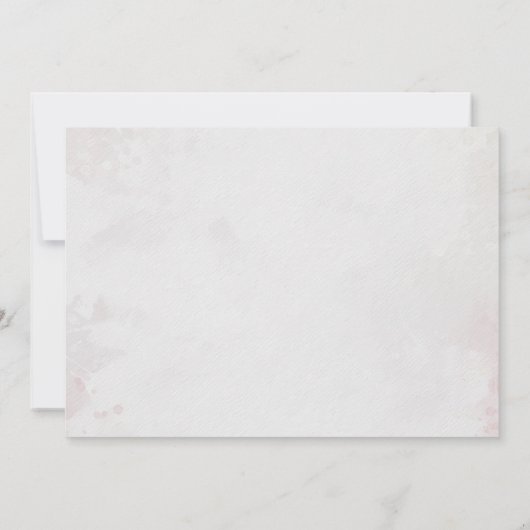 Little Monsterテーマの第1の誕生日パーティー写真 招待状 (裏面)