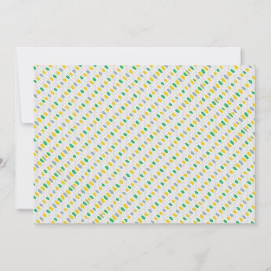 Little Monster 3rd Birthday Photo 招待状 (裏面)