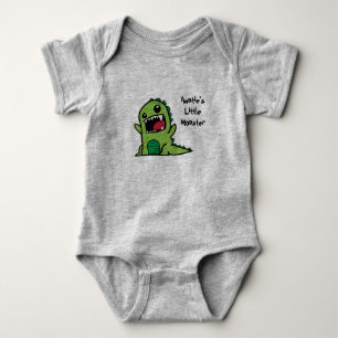 little Monster Baby Vest伯母さんの ベビーボディスーツ