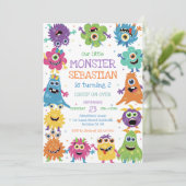 Little Monster Birthday Invitation 招待状 (スタンド正面)