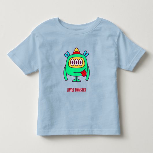 Little Monster (personalizable文字) トドラーTシャツ (正面)