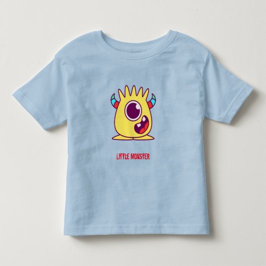 Little Monster (personalizable文字) トドラーTシャツ (正面)